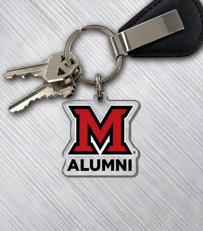 Miami University Block "M" Alumni Keychain
