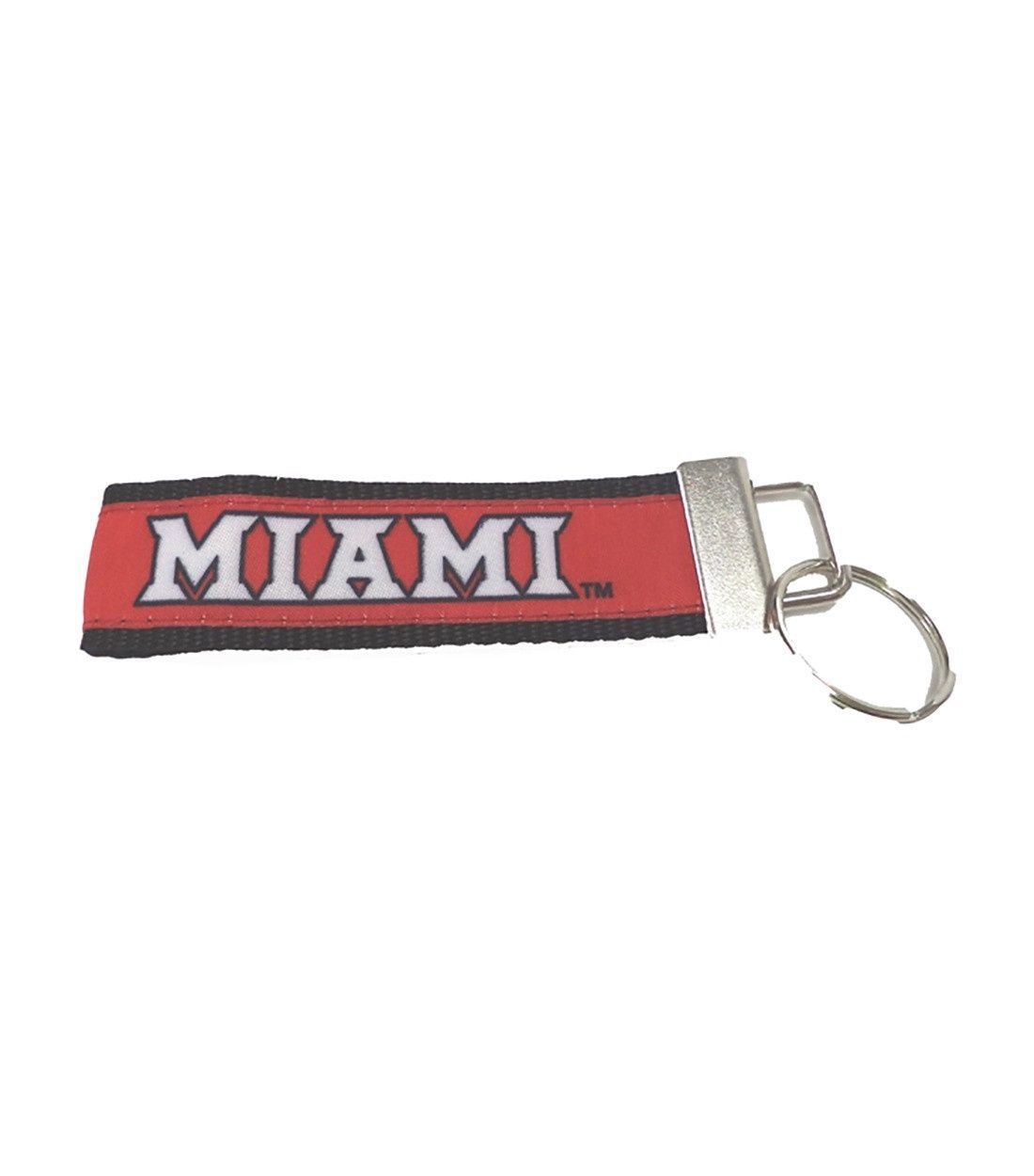 Miami RedHawks Woven Ribbon Keystrap