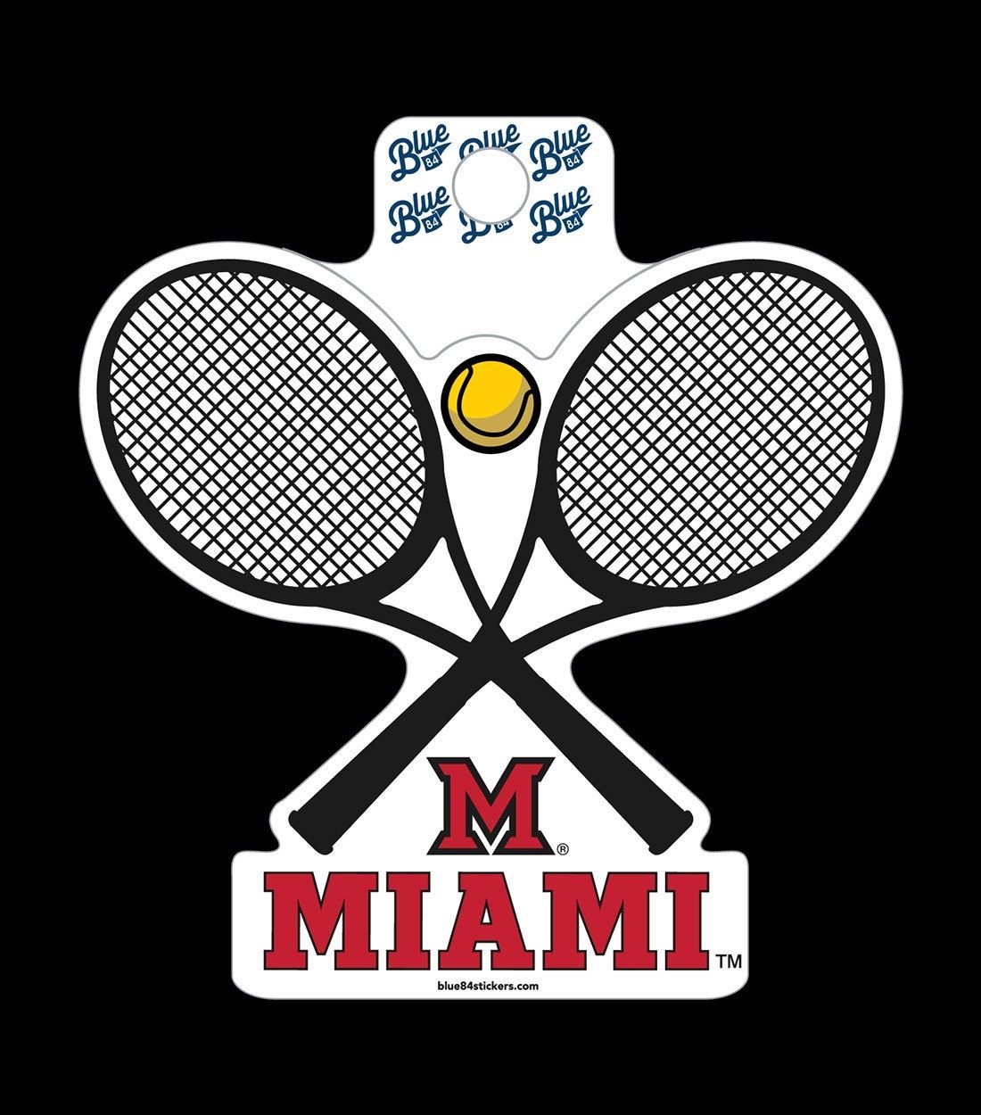 Miami Tennis Sticker