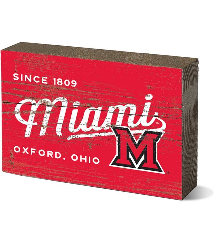 Miami Tail Red Block Decor