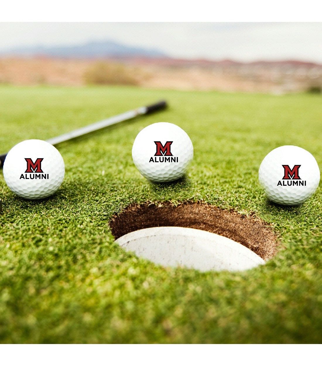 Miami University Alumni TaylorMade Golf Ball 3pk