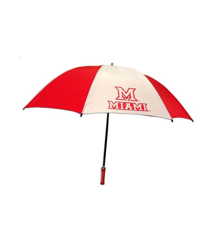 Miami RedHawks Red &amp; White Golf Umbrella