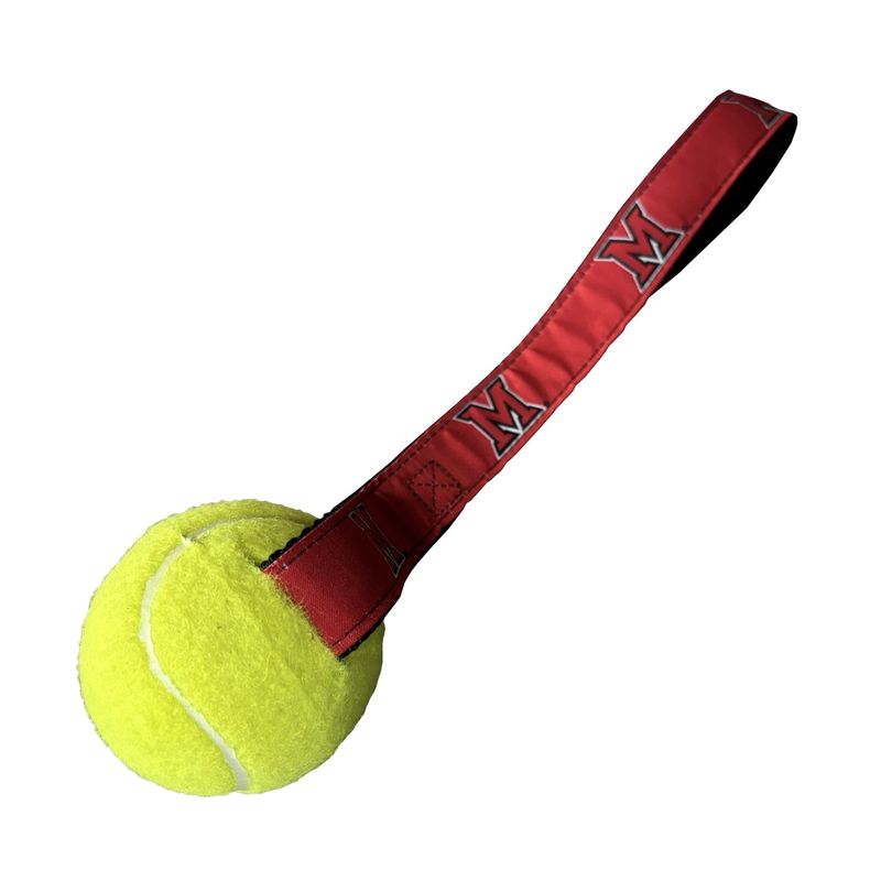 Miami RedHawks Tennis Ball Dog Toy