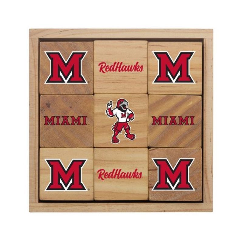 Miami RedHawks Wood Block Set