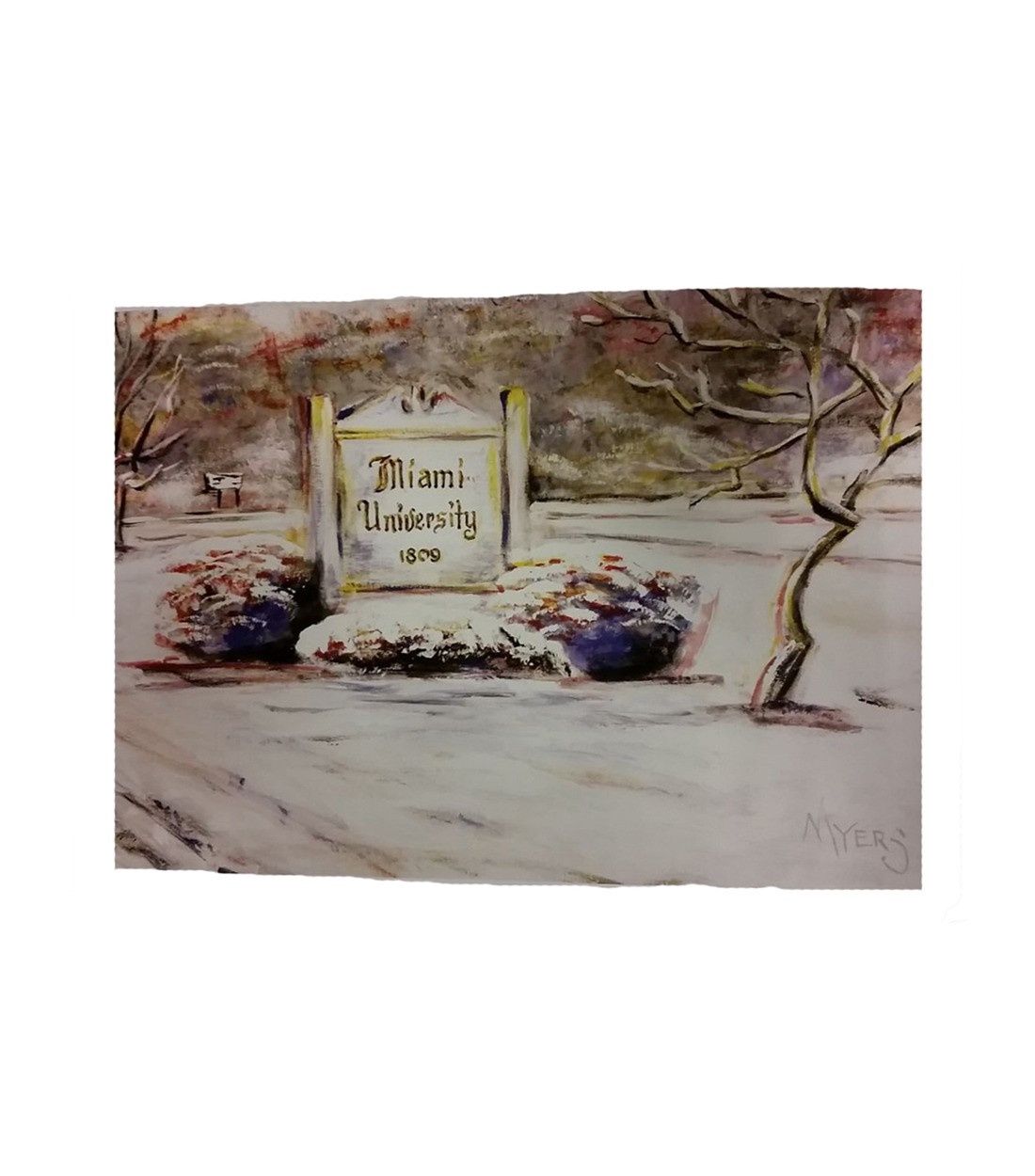 Miami University '1809' Card