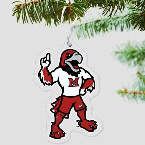 Miami University Acrylic Swoop Ornament