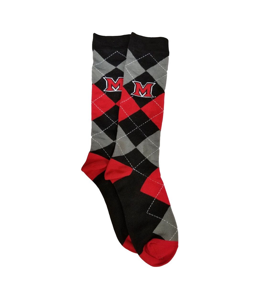 Miami University Argyle Socks