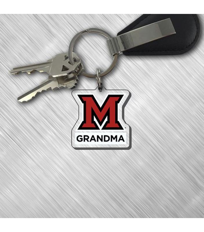 Miami University Block "M" Grandma Keychain