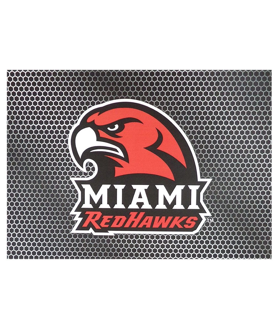 Miami University HawkHead Blank Card