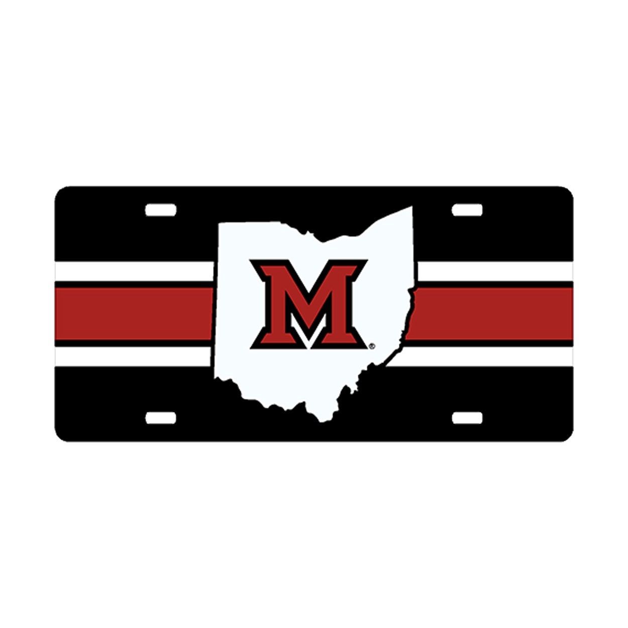 Miami University M Logo State License Plate