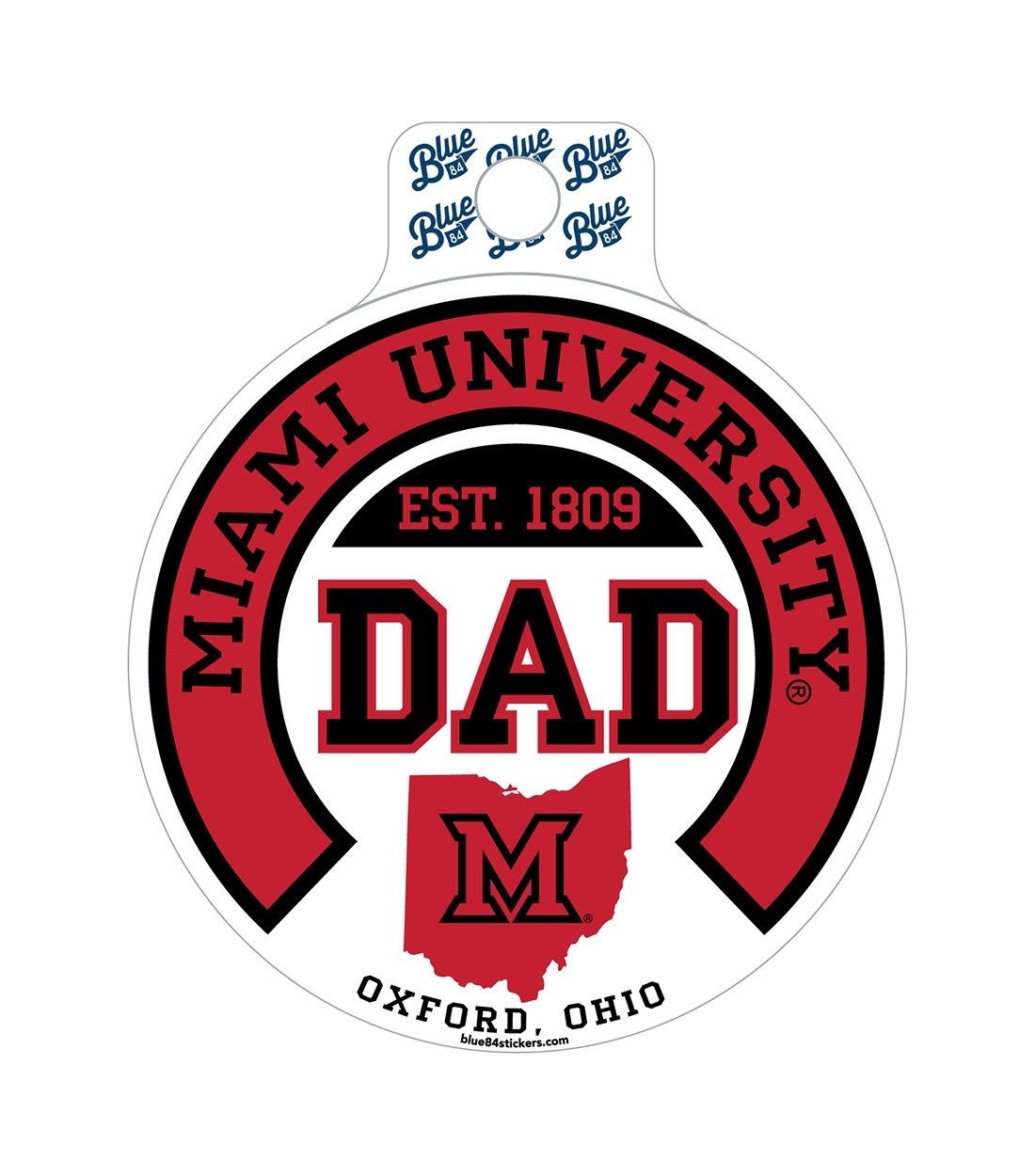 Miami University Dad Sticker