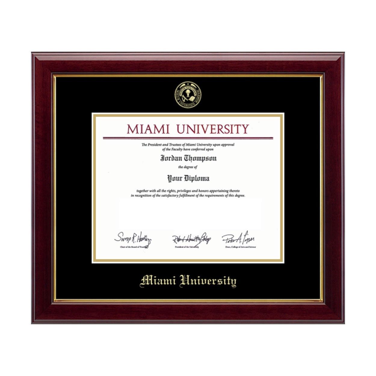 Miami University Gallery Diploma Frame 5