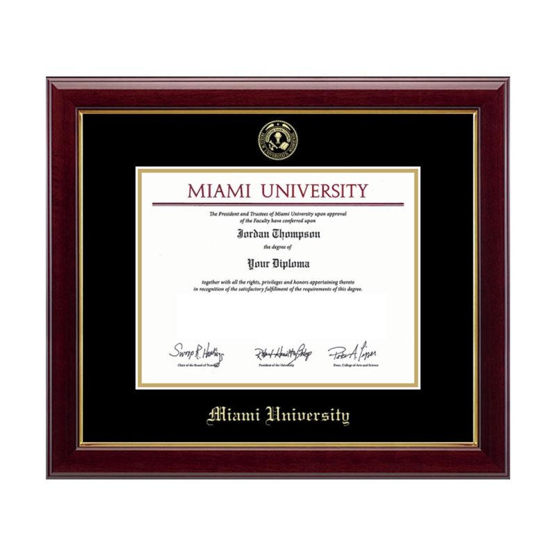 Miami University Gallery Diploma Frame 5