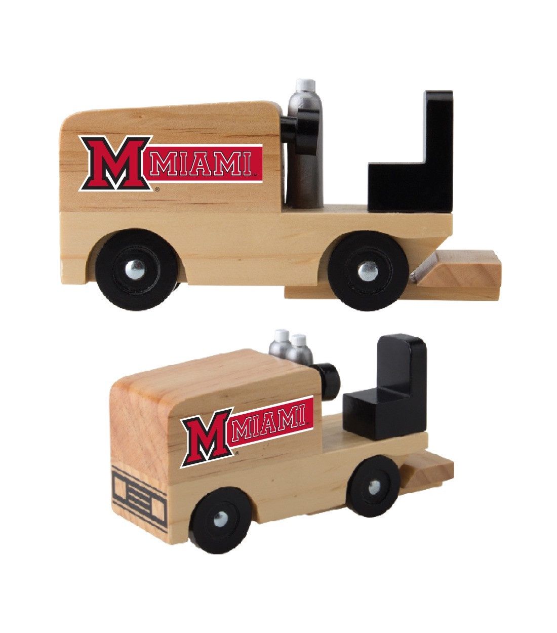 Miami University Hockey Wooden Ice Resurfacer Toy