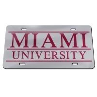 Miami University mirror license plate
