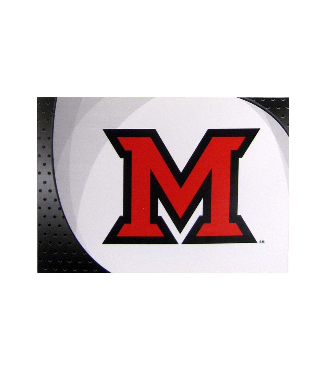Miami University Fanatic Cards White M Logo Card