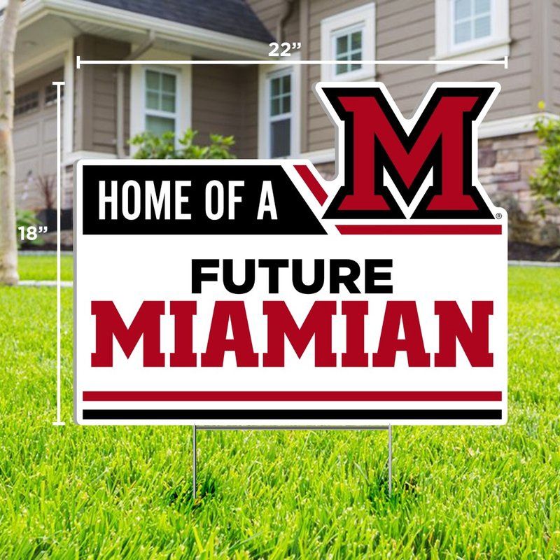 Miami University Future Miamian 18"x22" Lawn Sign DS