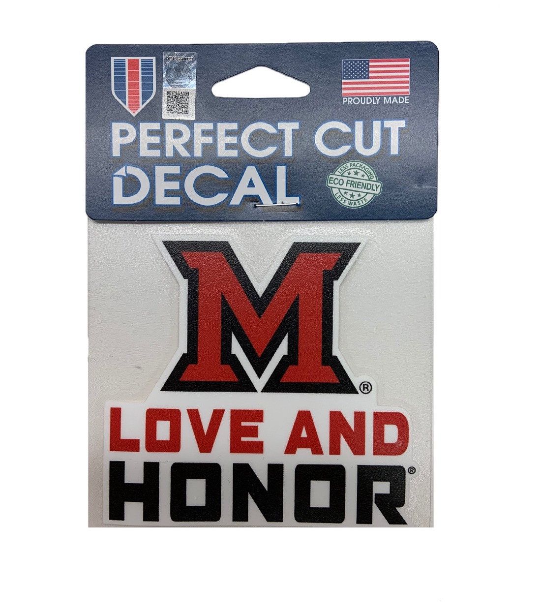 Miami University Love And Honor Decal