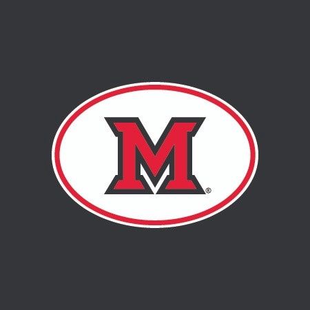 Miami University Mini Oval Automotive Decal