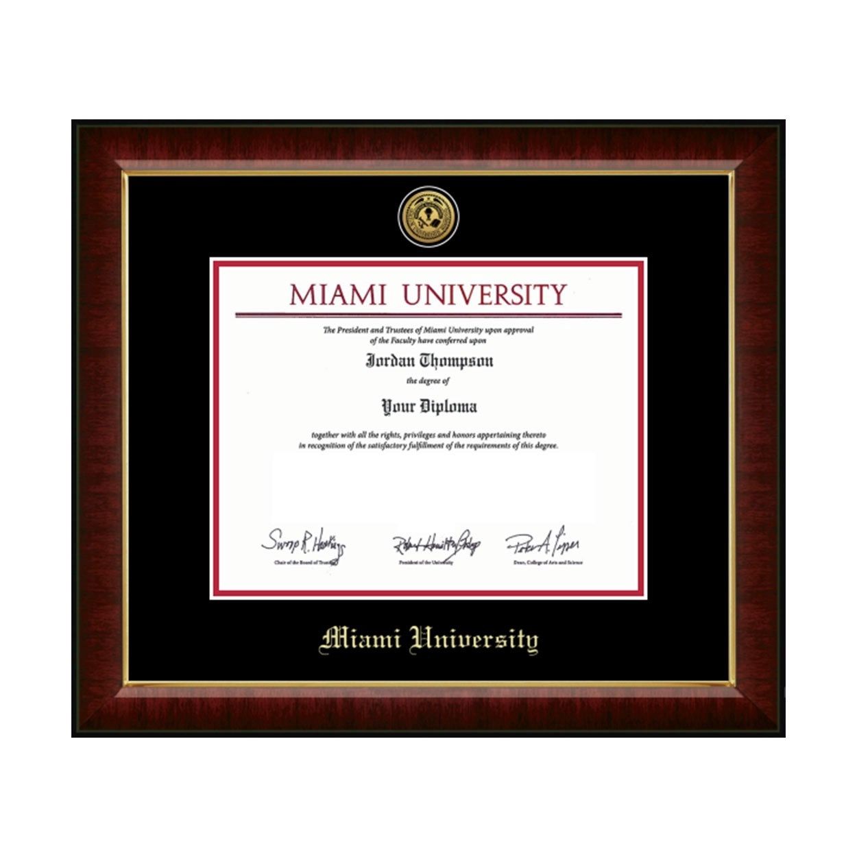 Miami University Murano Diploma Frame 7