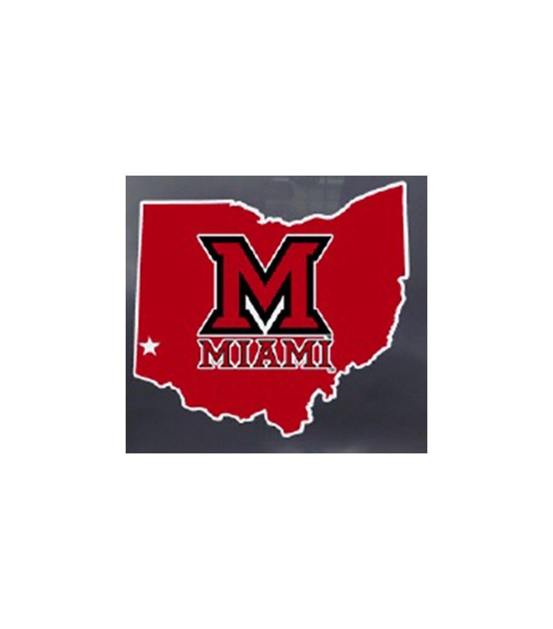 Miami University on Ohio Decal