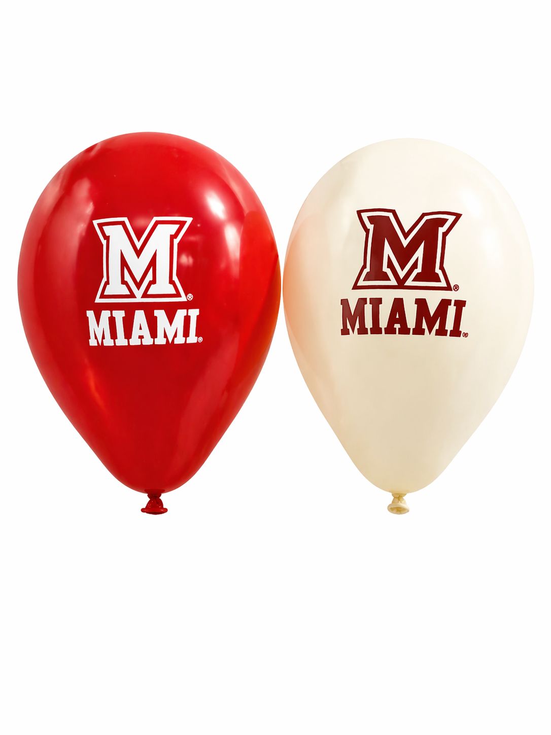 Miami University Red &amp; White 10-Pack Balloons