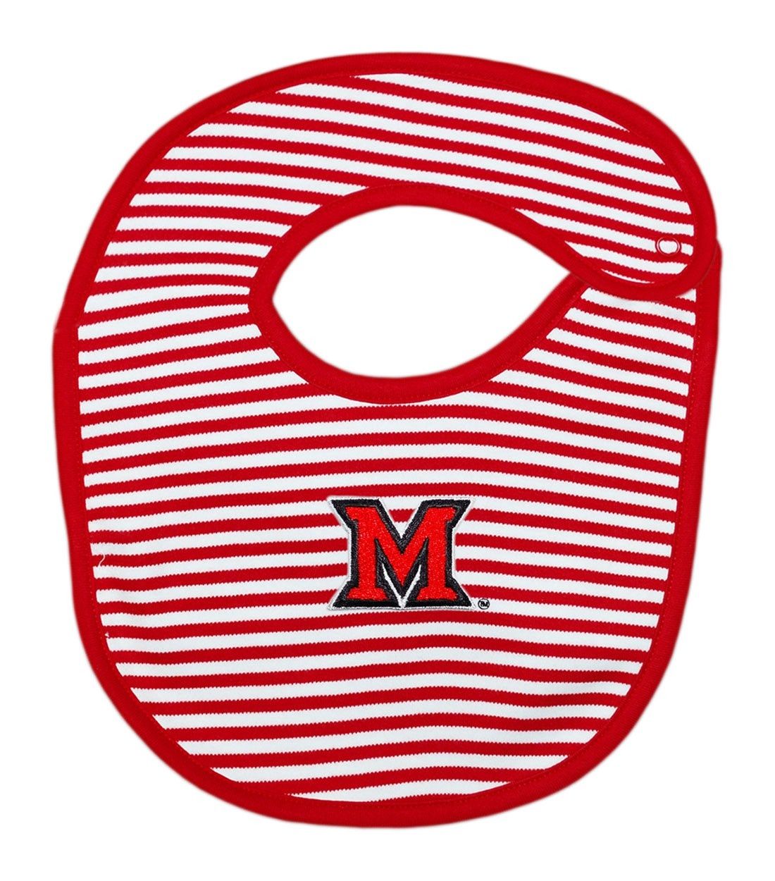 Miami University Red and White Striped Bib