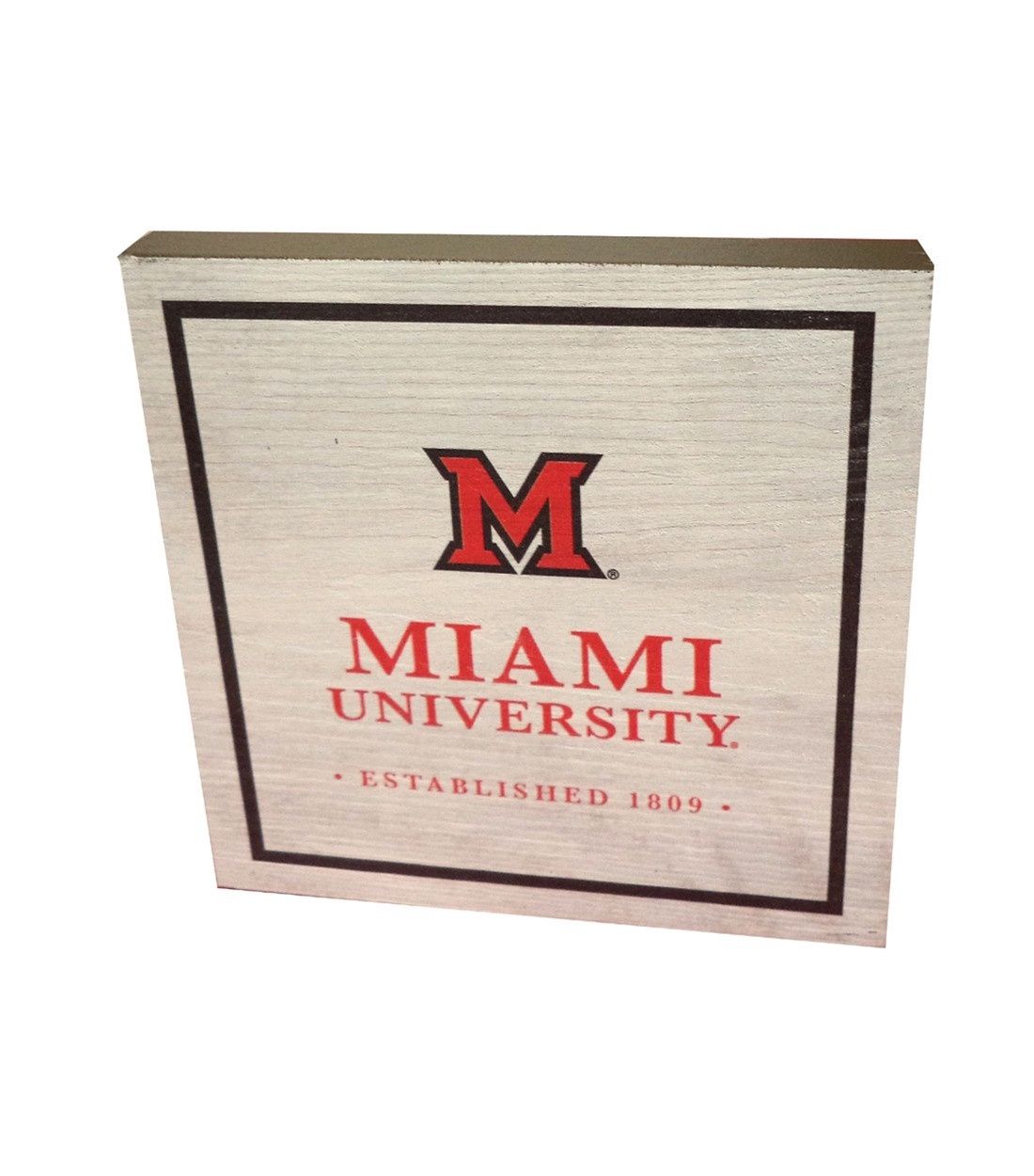 Miami University Table Top Wooden Sign