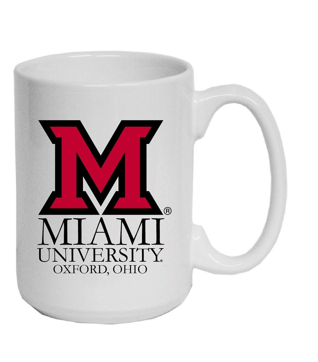 Miami University White 15oz. Mug