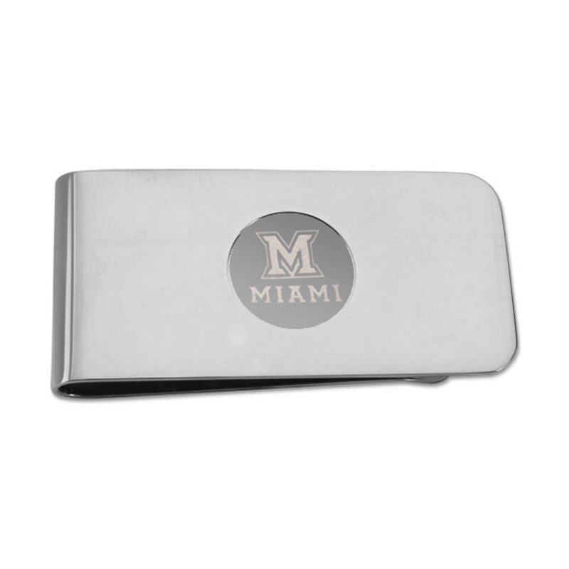 Miami University Silver Money Clip - CSI 15