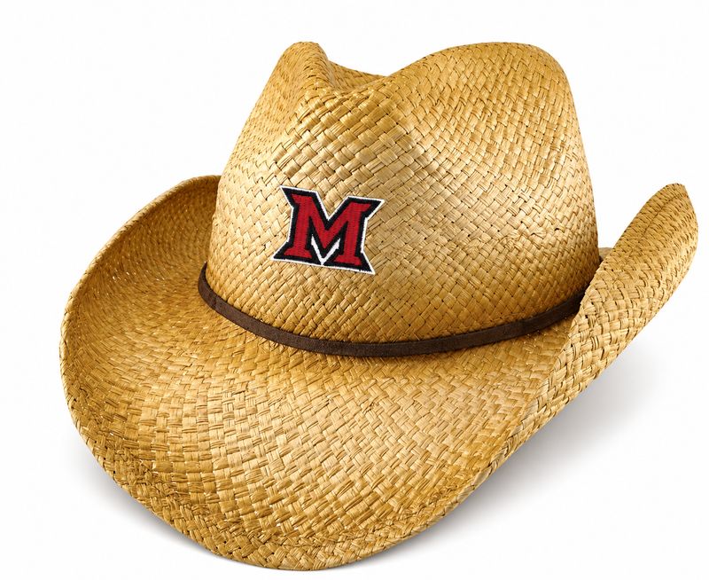 Miami University Straw "Wrangler" Hat