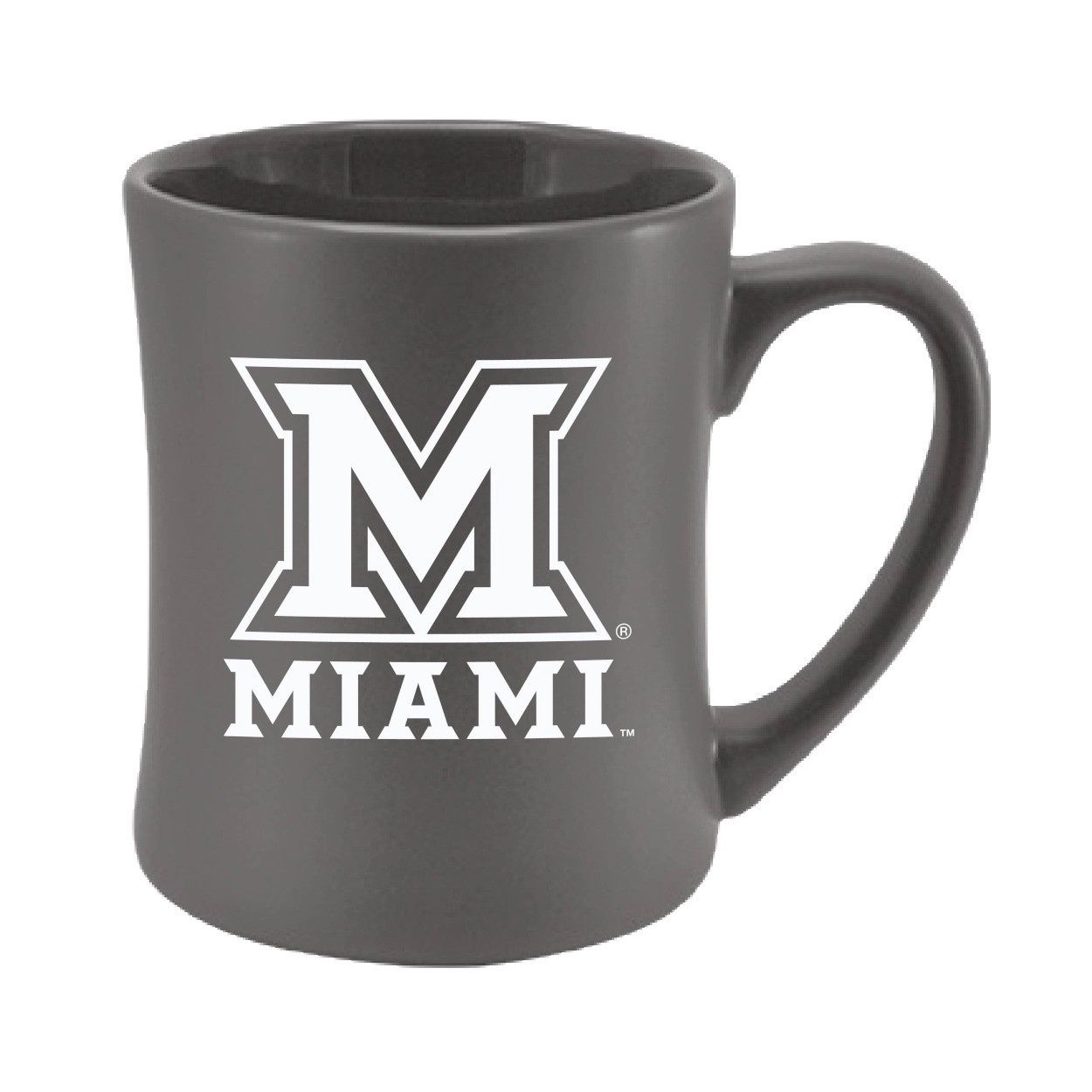 Miami University White Imprint Ceramic Mug