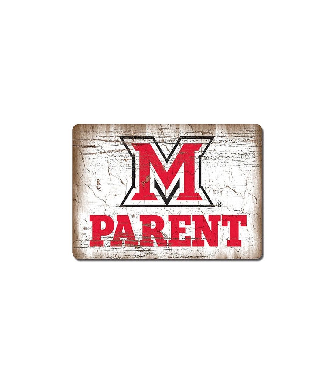 Miami University Wooden Parents Magnet