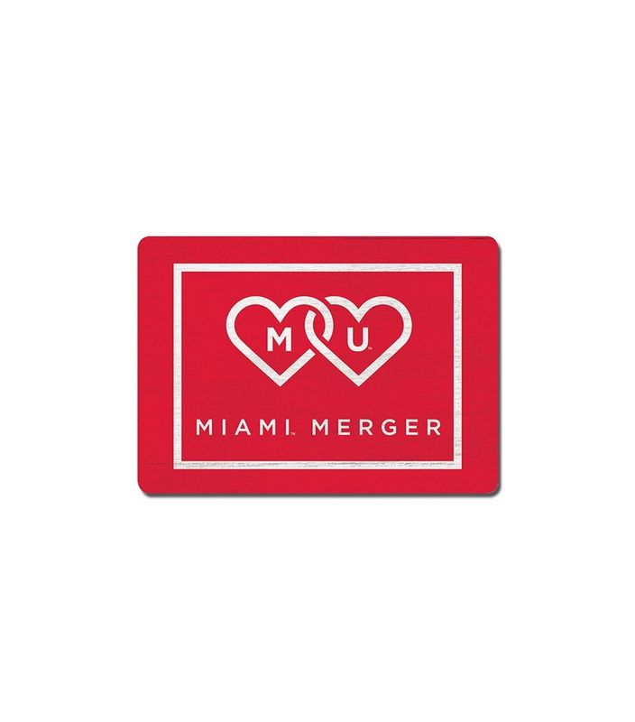 Miami University Wooden Miami Merger Magnet
