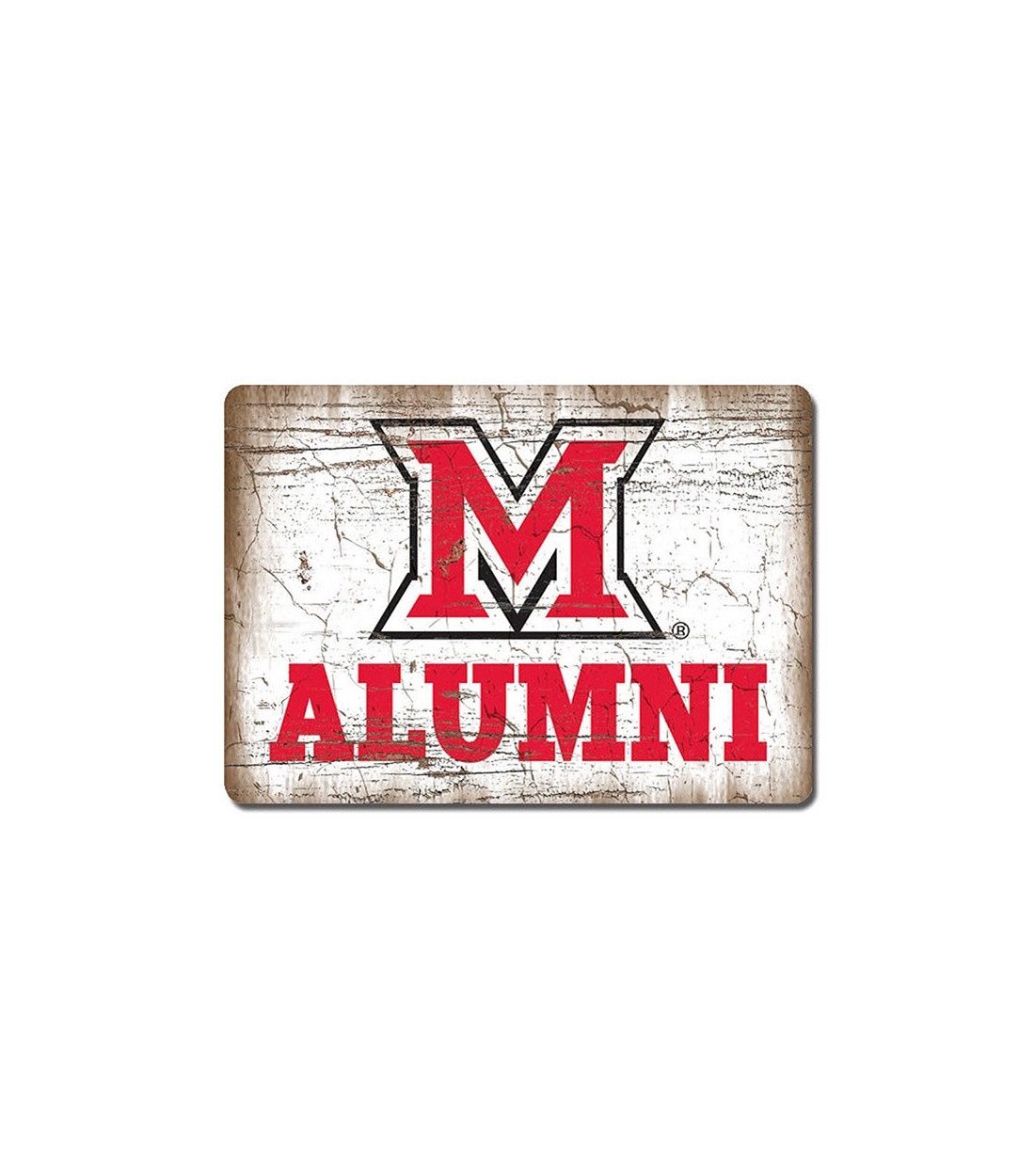 Miami University Wooden Alumni Magnet