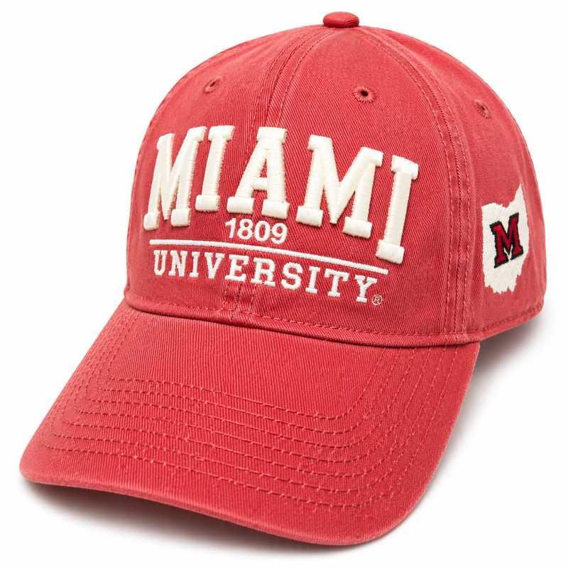 Miami University RedHawks Legacy Nantucket Red Relaxed Twill Adjustable Hat – EZA Cap