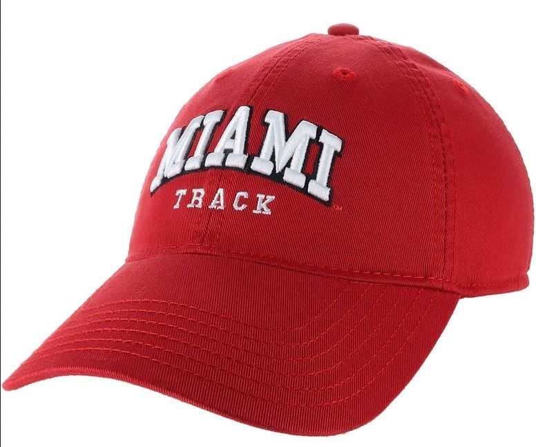 Red Adjustable Track Hat