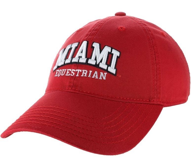 Red Adjustable Equestrian Hat