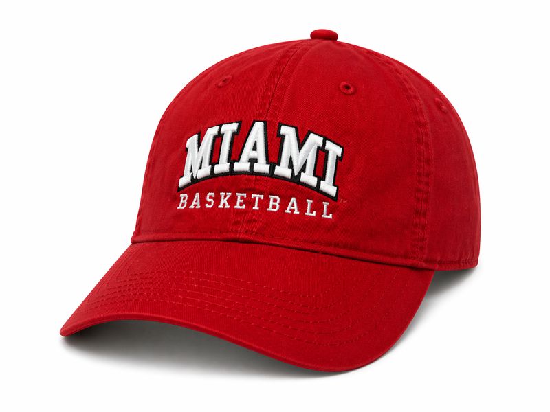 Legacy Miami University RedHawks Red Basketball Adjustable Hat – EZA Relaxed Twill