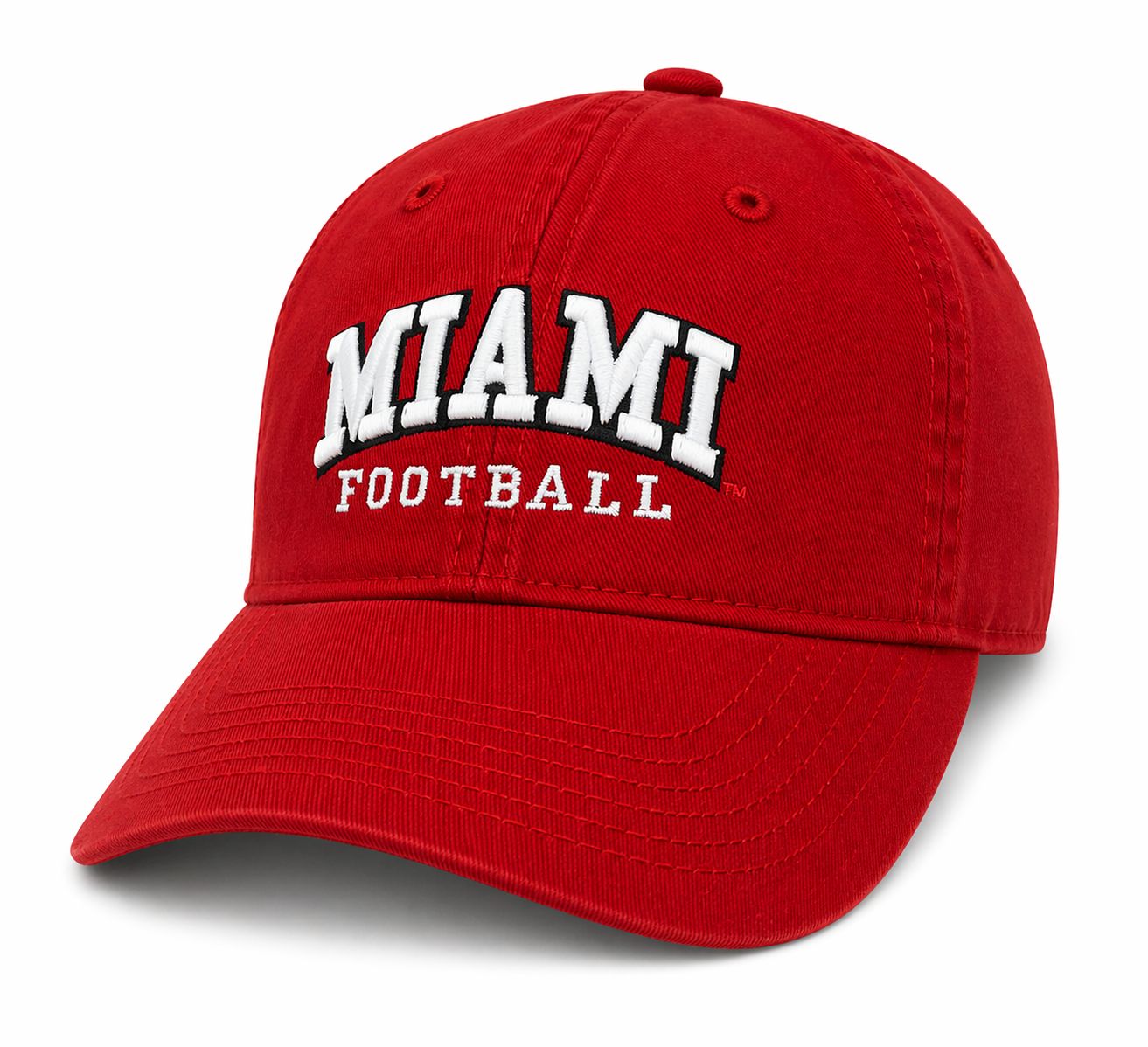 Legacy Miami University RedHawks Red Football Adjustable Hat – EZA Relaxed Twill