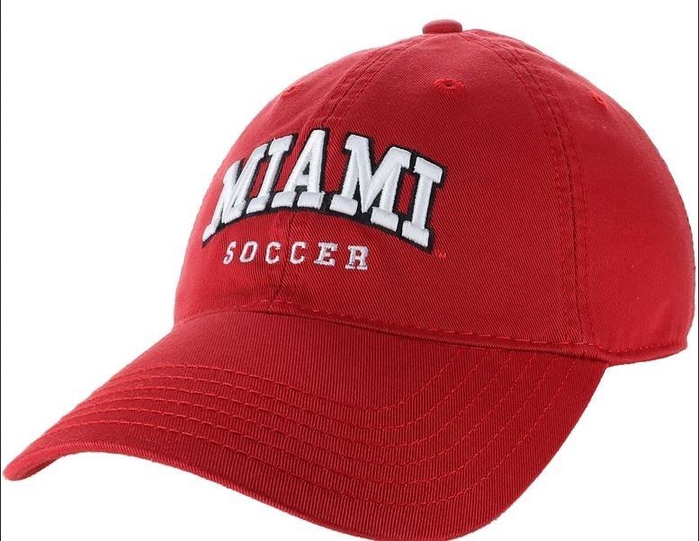 Red Adjustable Soccer Hat