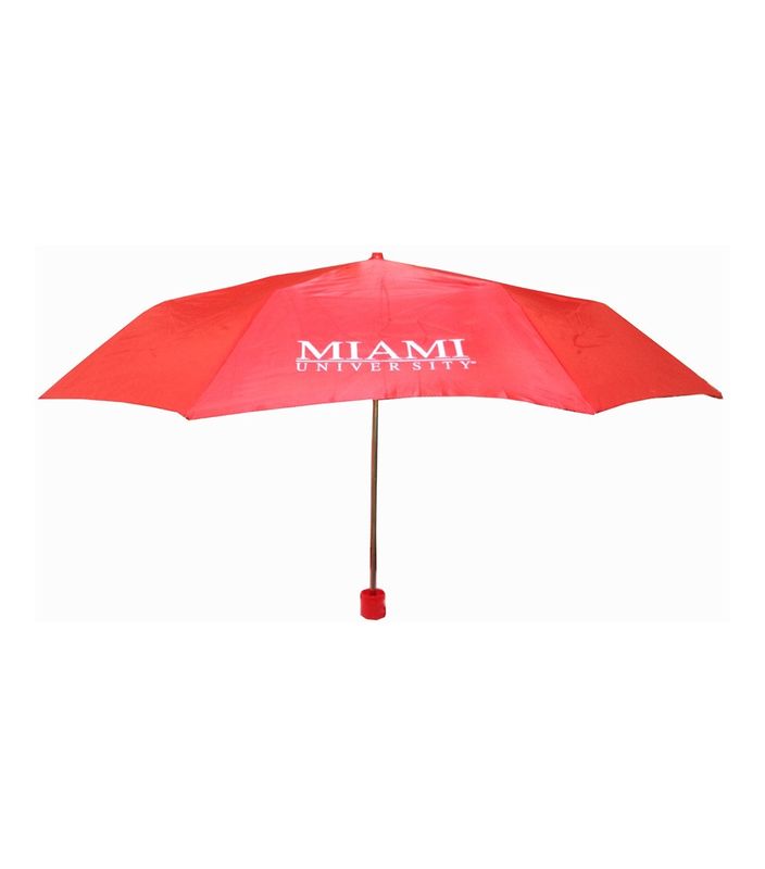 Red Miami University Super Pocket Umbrella