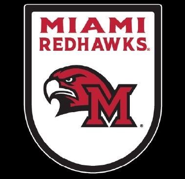 Standard White Shield Hawk Head and Block "M"