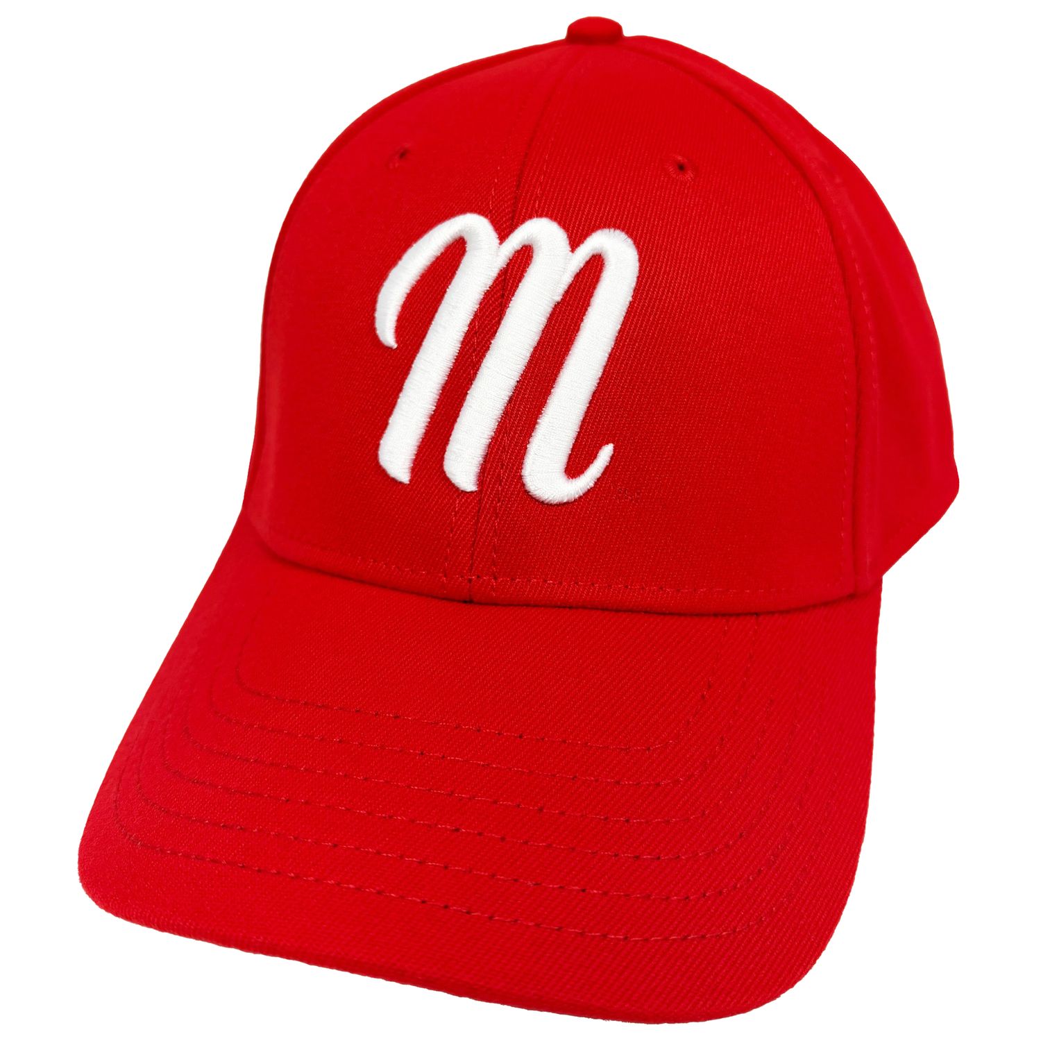 Miami University RedHawks Legacy Scarlet Script M Adjustable Hat – 717 Serge Cap