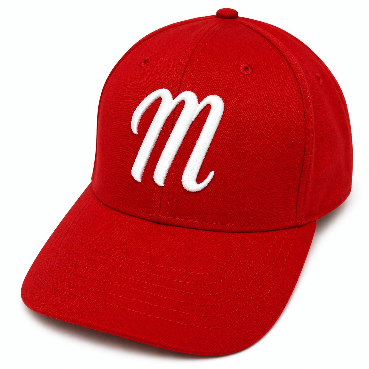 Miami University RedHawks Legacy Scarlet Script M Adjustable Hat – 717 Serge Cap