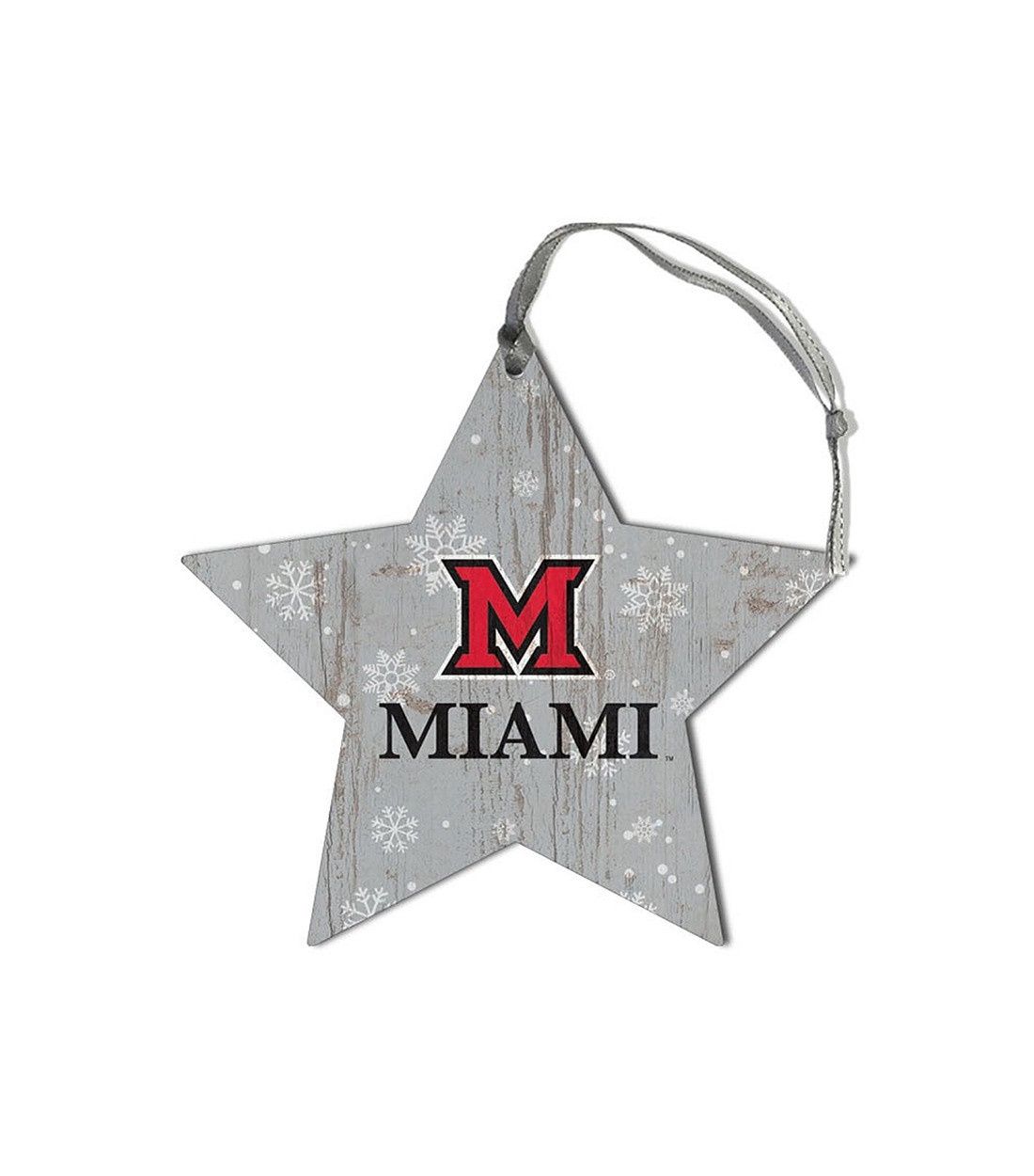 Star Ornament with Block "M" over Miami