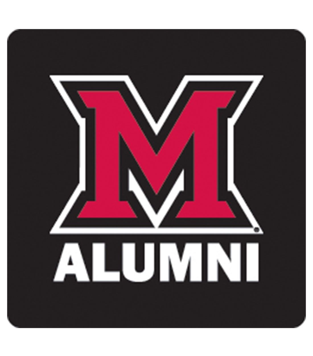 Small Sized Miami University Alumni 4x4 Auto Decal