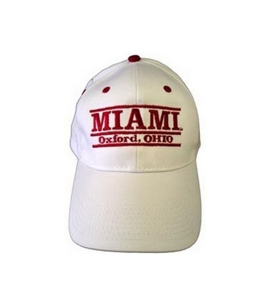 White Hat with Miami over Oxford Ohio Bar Design