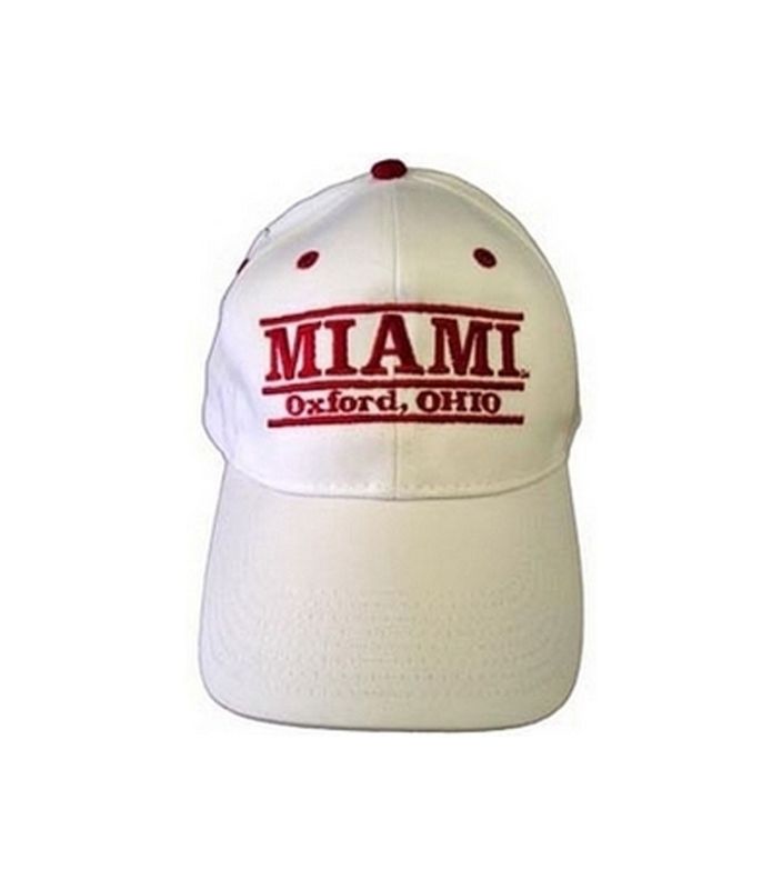 White Hat with Miami over Oxford Ohio Bar Design