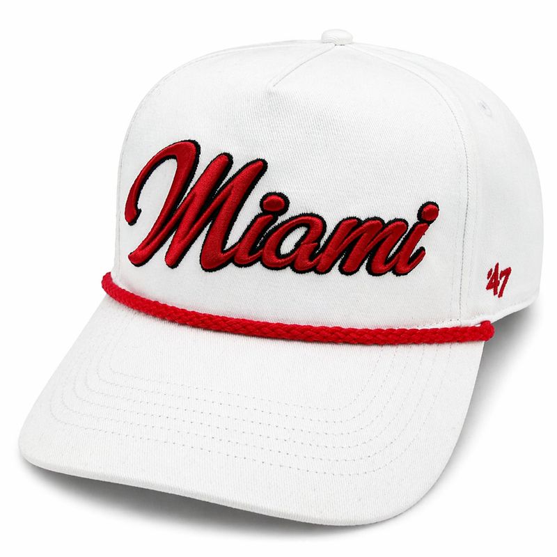 Miami University RedHawks ’47 Hitch Rope Adjustable Hat – Script Miami Cap